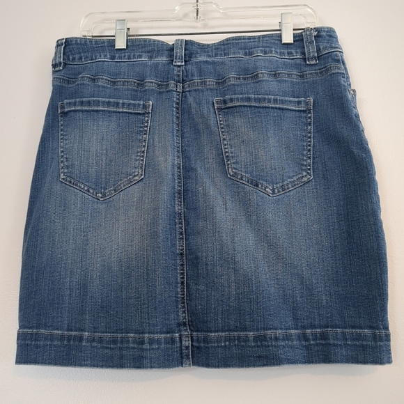 Denver Hayes Skort Denim Women's Size 12 Casual Summer Y2k - Picture 3 of 9